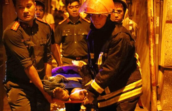 Dozens killed in apartment block fire in Vietnam as residents trapped