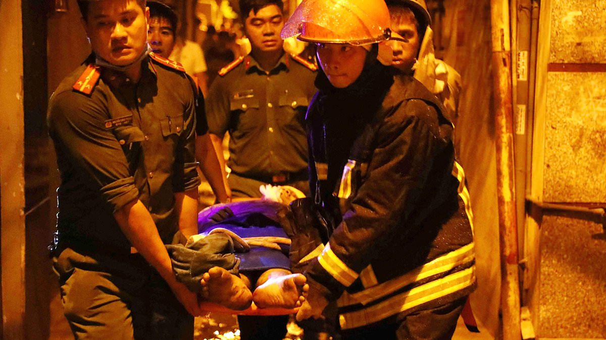 Dozens killed in apartment block fire in Vietnam as residents trapped