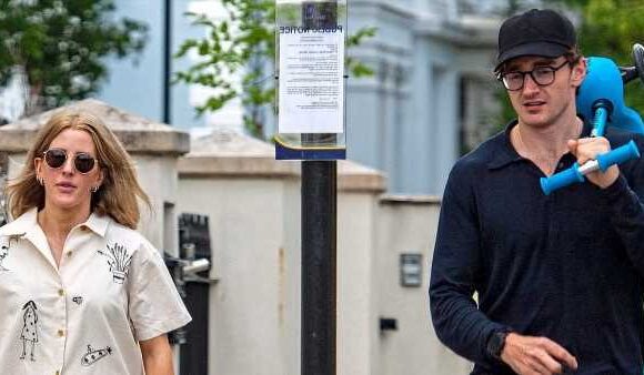 Ellie Goulding and husband pictured after her split from Zac Goldsmith