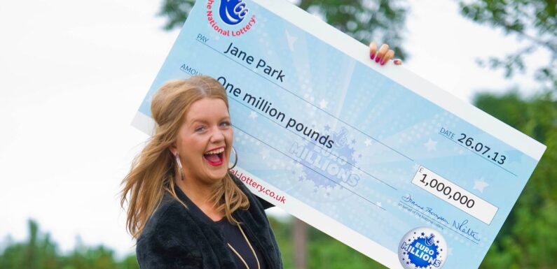 EuroMillions winner Jane Park goes topless as she declares ‘I’m back’