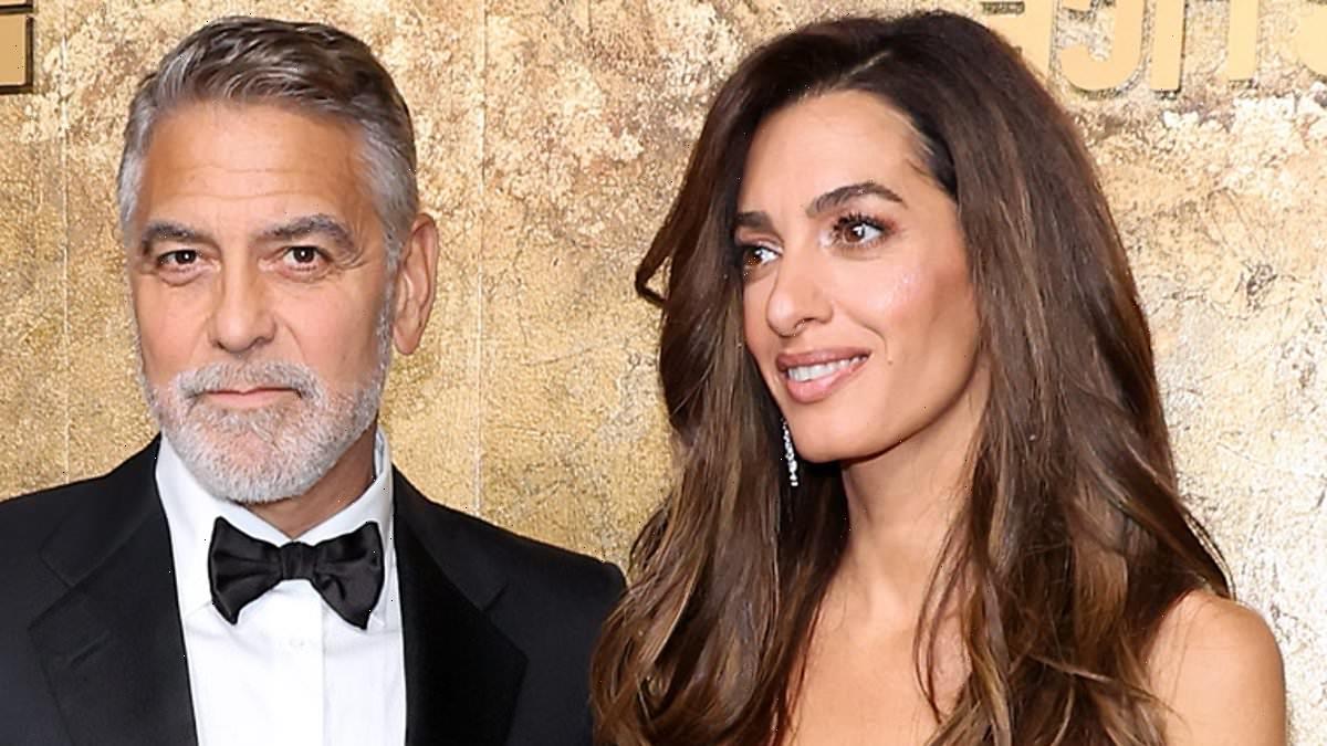 George and Amal Clooney welcome the stars to their Albie Awards in NYC