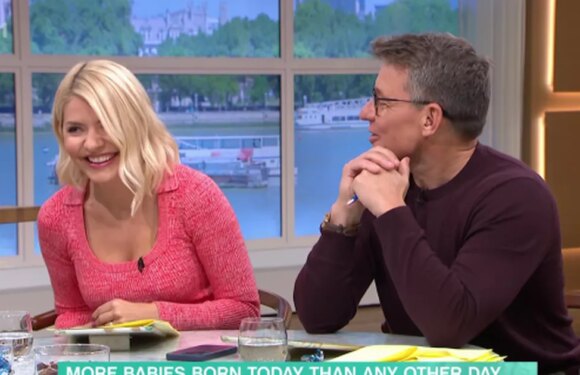 Holly Willoughby red-faced as she accidentally drops racy sex bombshell on air