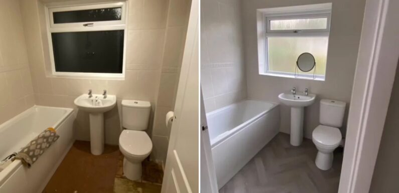 I transformed my bathroom on a budget with bargain buys from Amazon & The Range – now it's the best room in the house | The Sun