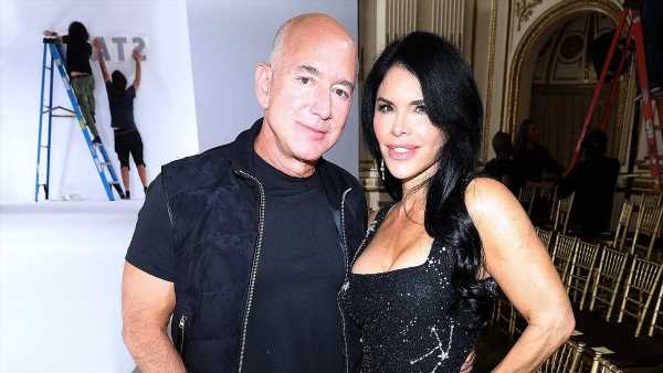 Jeff Bezos looks smitten with fiancée Lauren Sanchez at NYFW