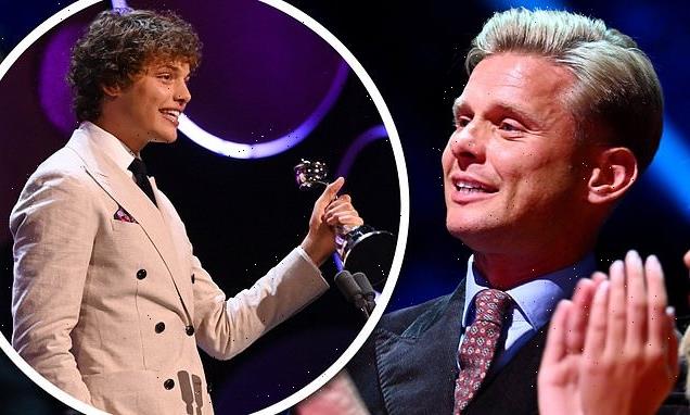 Jeff Brazier tears up as son Bobby wins Rising Star award at the NTAs