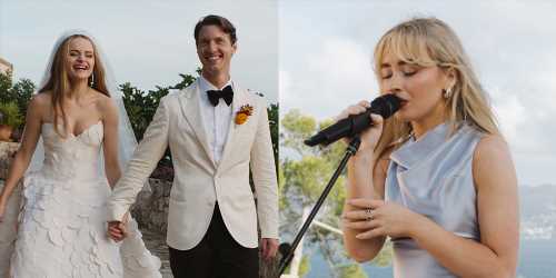 Joey King & Steven Piet Wedding Photos & Details Revealed, Sabrina Carpenter Sang Her Down the Aisle!