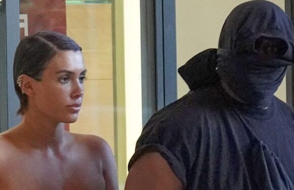 Kanye West's 'wife' Bianca Censori showcases her cleavage in Florence