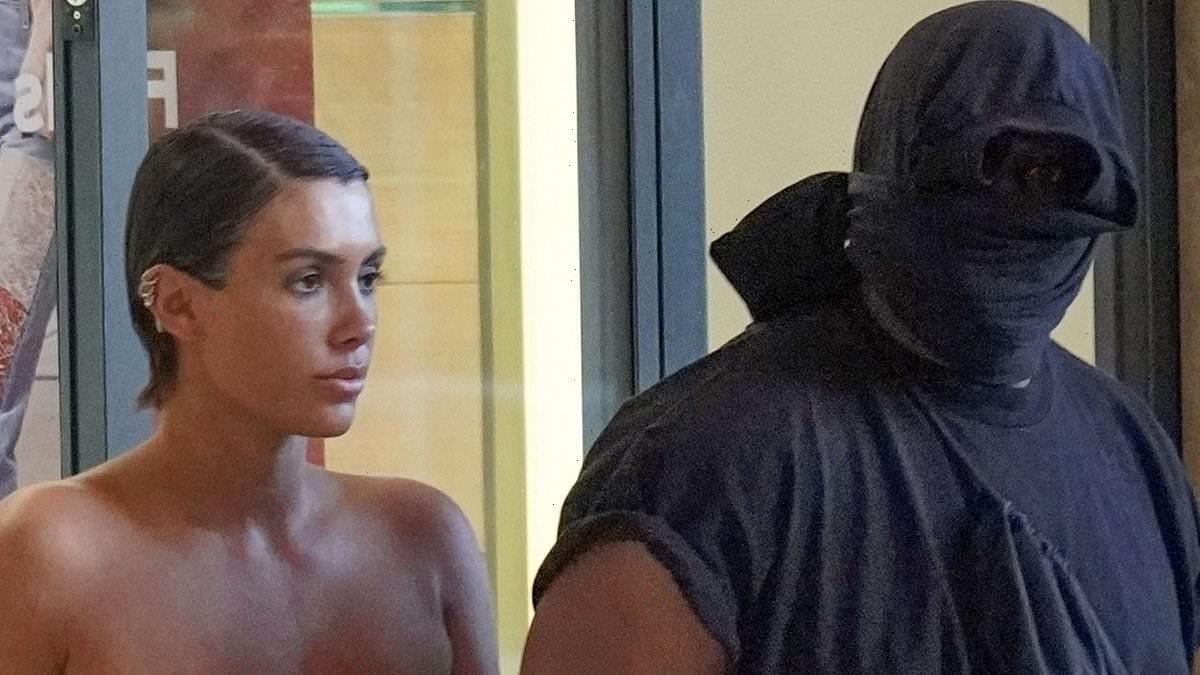 Kanye West's 'wife' Bianca Censori showcases her cleavage in Florence