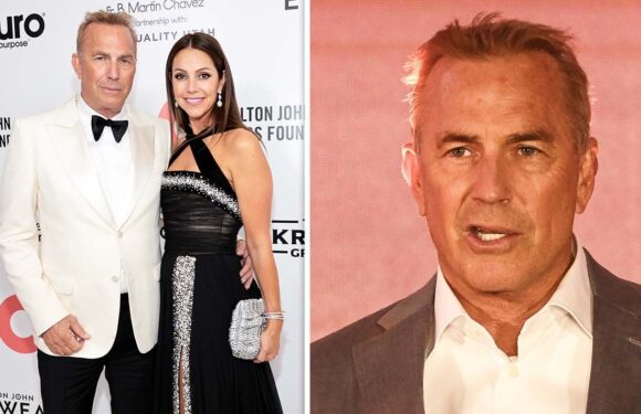 Kevin Costner and Christine Baumgartner ‘now on speaking terms’ after divorce