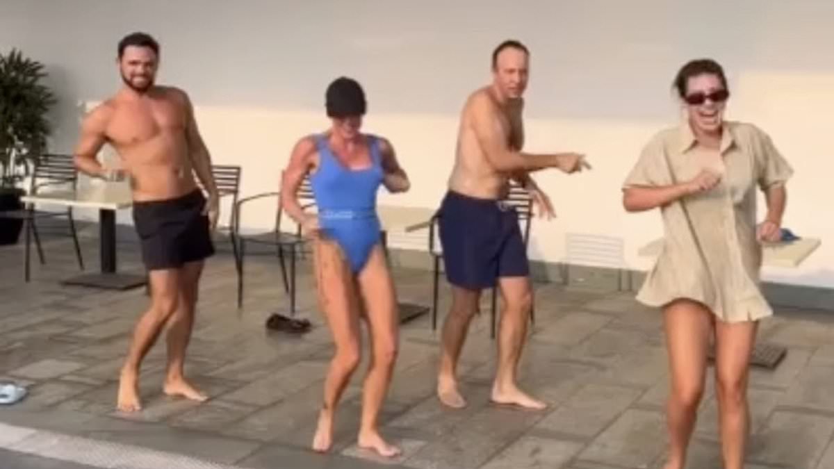 Matt Hancock dances shirtless after Celebrity SAS stint