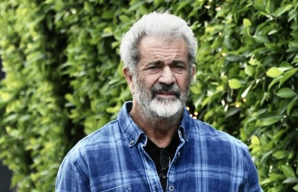 Mel Gibson enjoys dinner with girlfriend Rosalind Ross and son Lars, 6