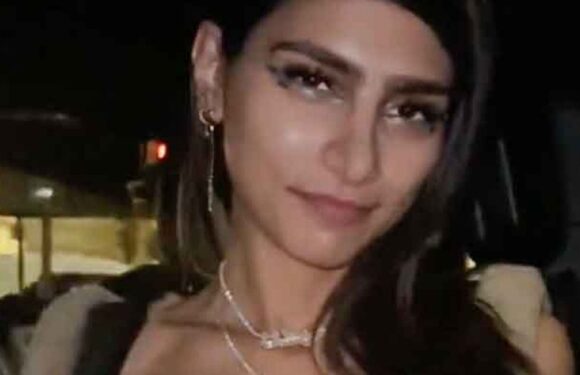 Mia Khalifa sends fans wild by unzipping bulging top as some hail her ‘queen’