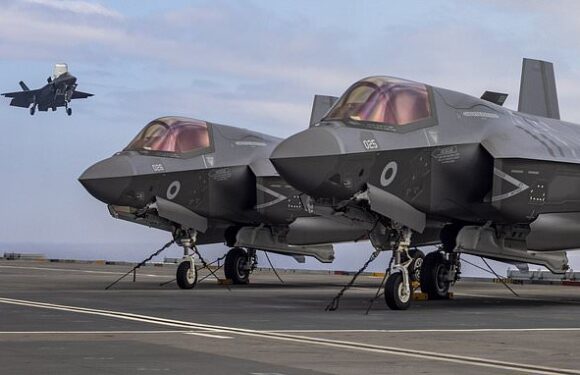 Navy's £4 billion carrier hit the seas with only 8 fighter jets