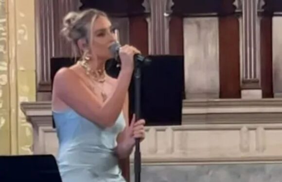 Perrie Edwards shocks fans with surprise duet as she admits she’s never been more nervous | The Sun