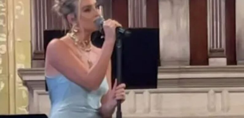 Perrie Edwards shocks fans with surprise duet as she admits she’s never been more nervous | The Sun