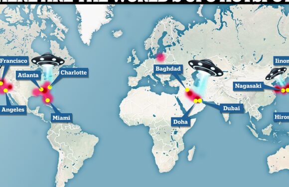 Revealed: The world's UFO hotspots