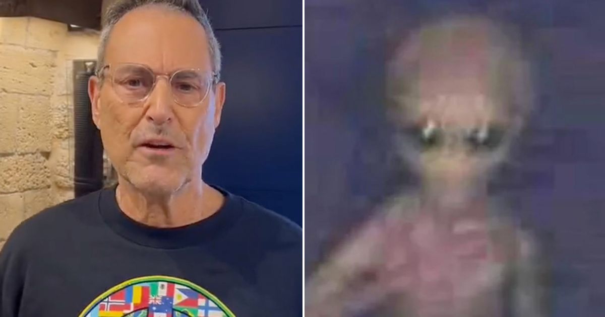 Uri Geller hit with Facebook warning over ‘naked alien’ photo