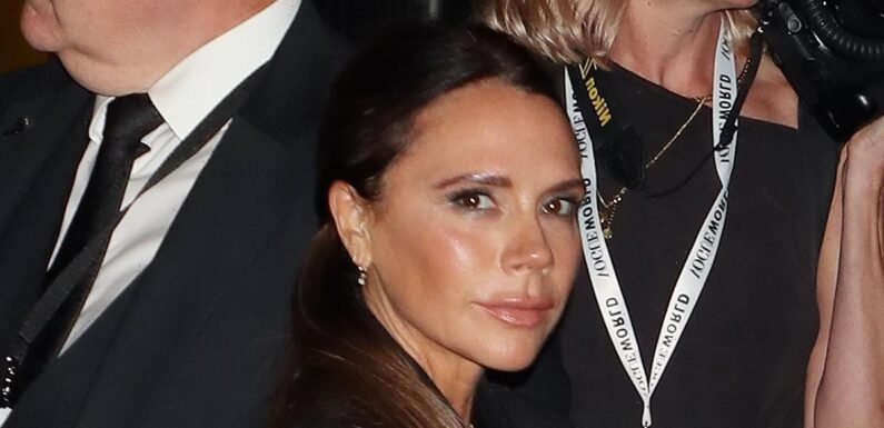 Victoria Beckham makes low-key arrival in tuxedo at Vogue World Show