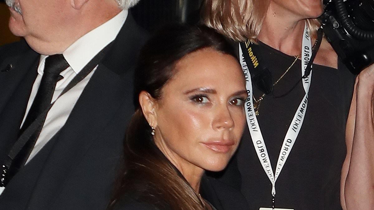 Victoria Beckham makes low-key arrival in tuxedo at Vogue World Show
