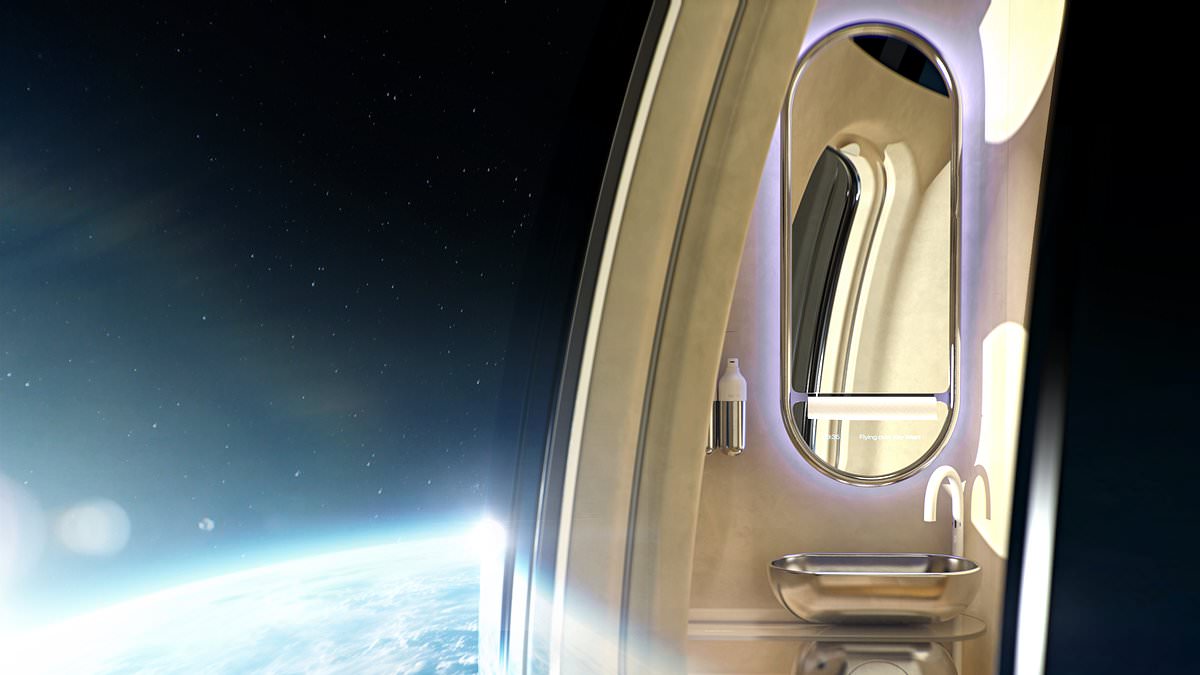 A loo with a view! Sneak peek of the toilet on board space balloon