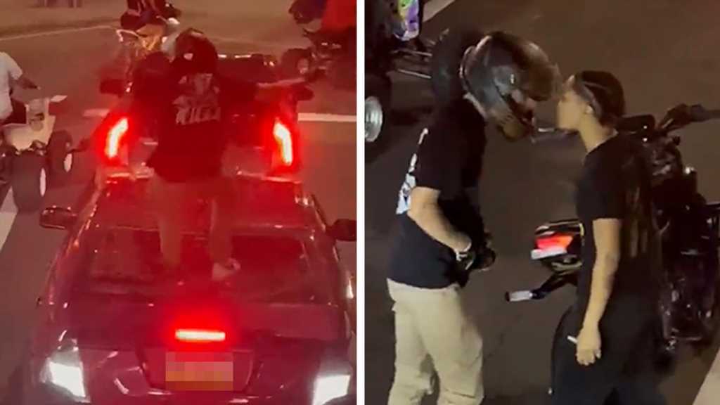 Armed Biker Terrorizes Mom And Kids in Philadelphia, Video Shows