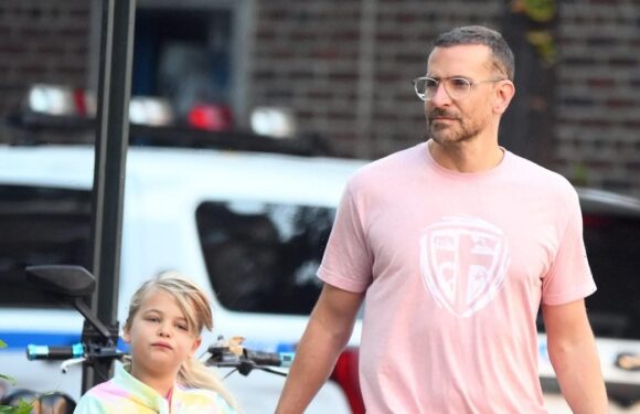 Bradley Cooper holds hands with daughter Lea in NYC
