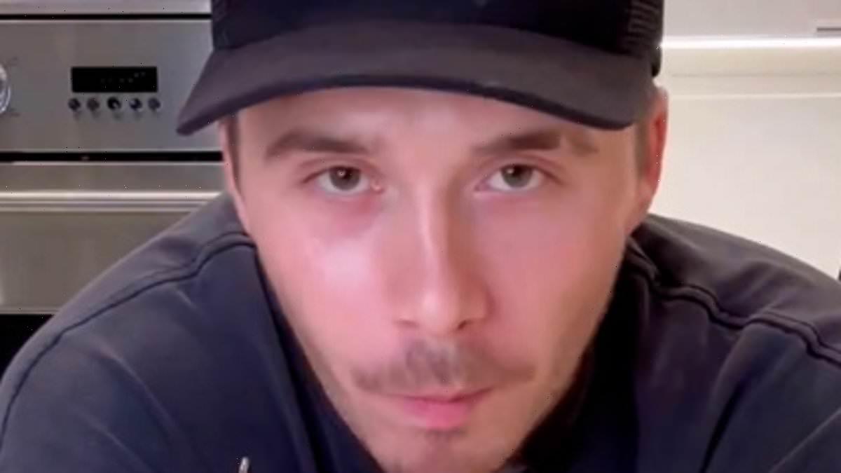 Brooklyn Beckham hits back at critics of his online cookery career