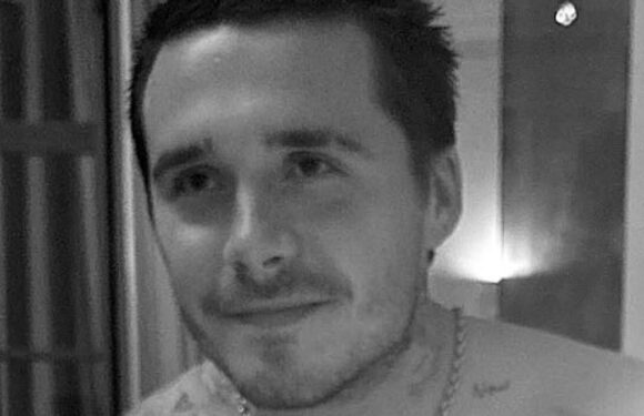 Brooklyn Beckham tucks into his dad's favourite pie and mash