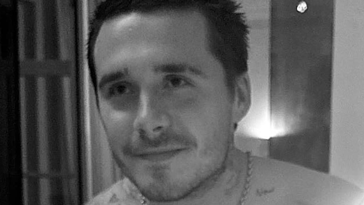 Brooklyn Beckham tucks into his dad's favourite pie and mash