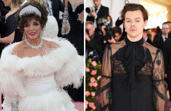 Dame Joan Collins sparks feud with Harry Styles after alleged Met Gala incident