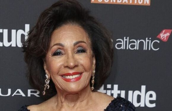 Dame Shirley Bassey shows off her age-defying beauty in figure-hugging dress