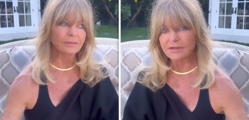 Goldie Hawn shares mental health struggles as she encourages fans to take care