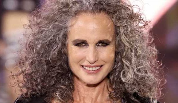 Helen Mirren, 78, and Andie MacDowell, 65, both sport their grey hair