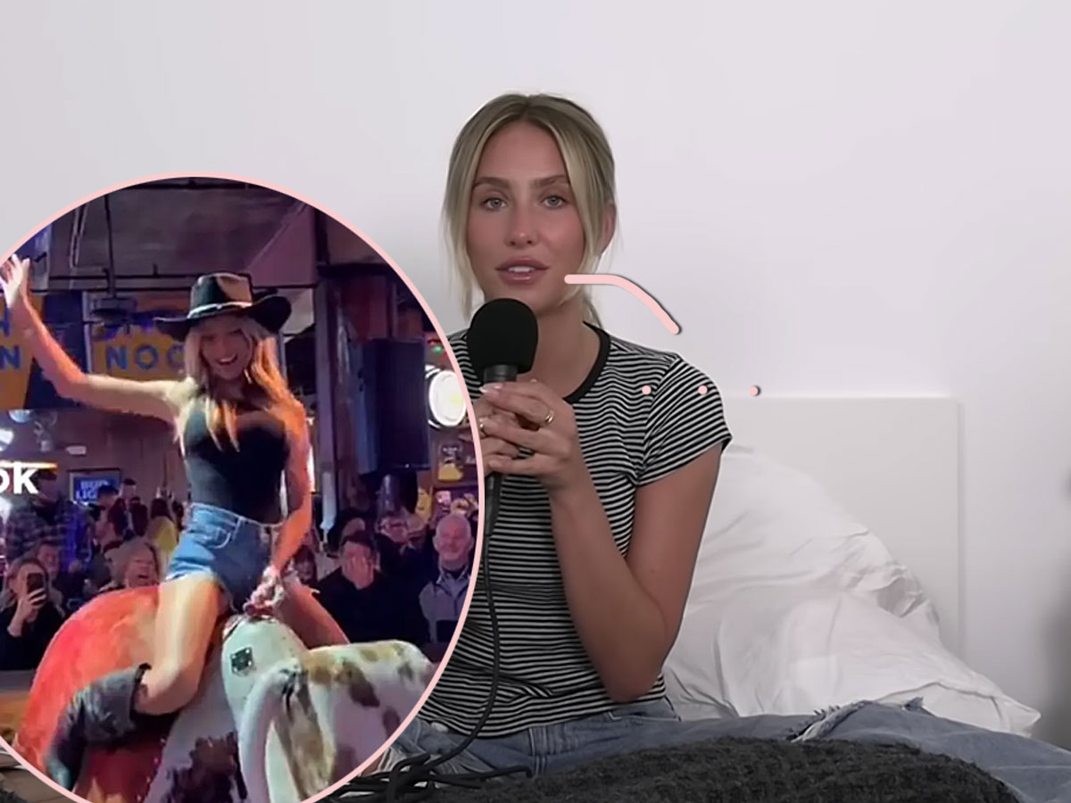 Influencer Alix Earle Thought She Got An STD From A Mechanical Bull… WHAT?!