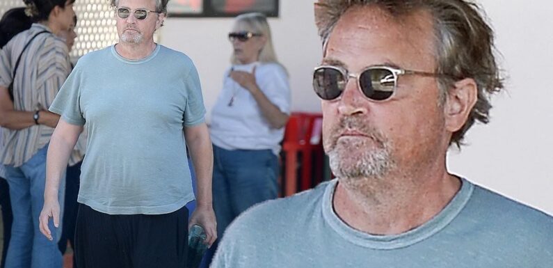 Matthew Perry seen in what could be last outing prior to his death