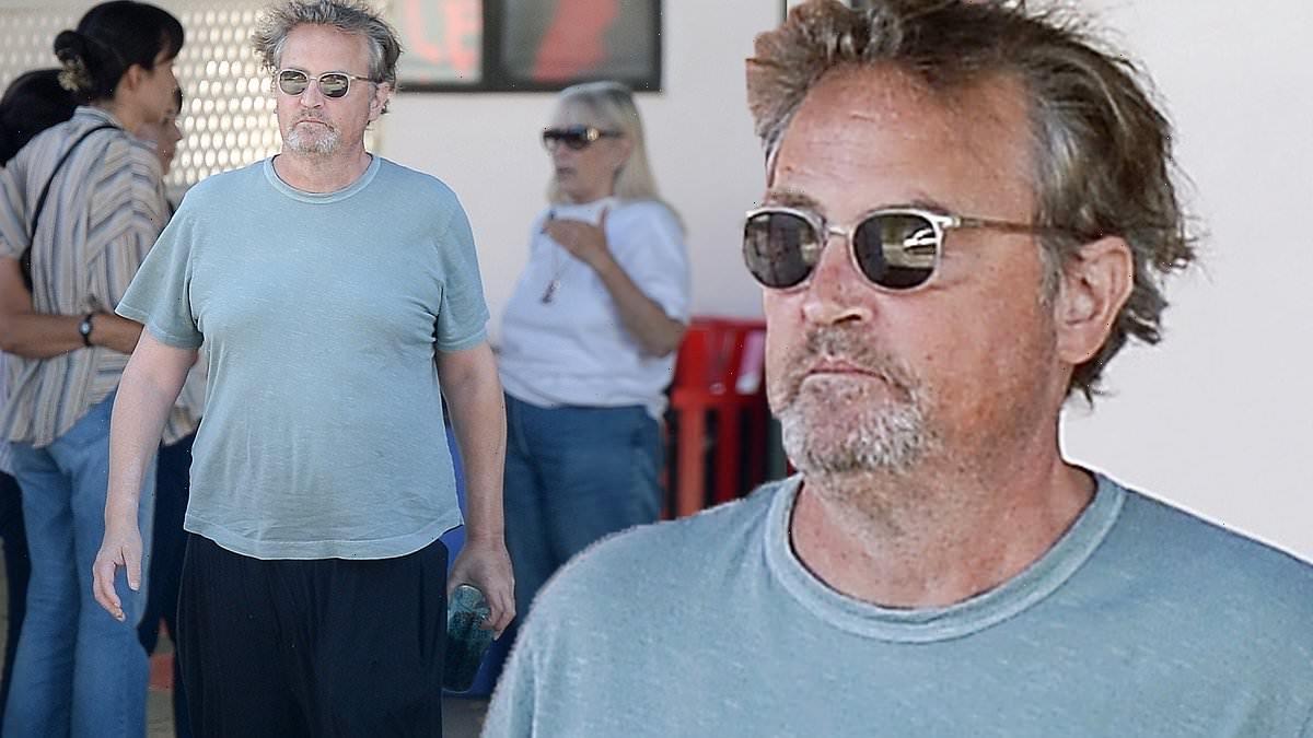Matthew Perry seen in what could be last outing prior to his death