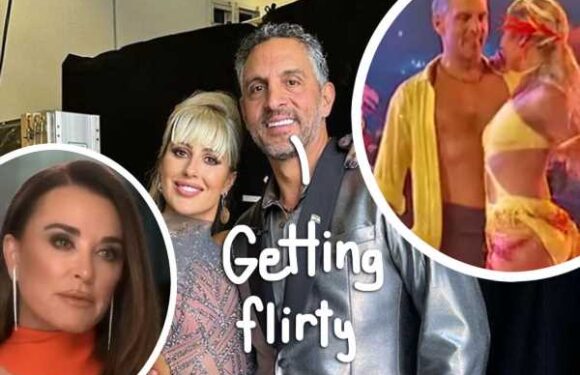 Mauricio Umansky & DWTS Partner Spotted Holding Hands And Kissing At Dinner Amid Kyle Richards Separation!