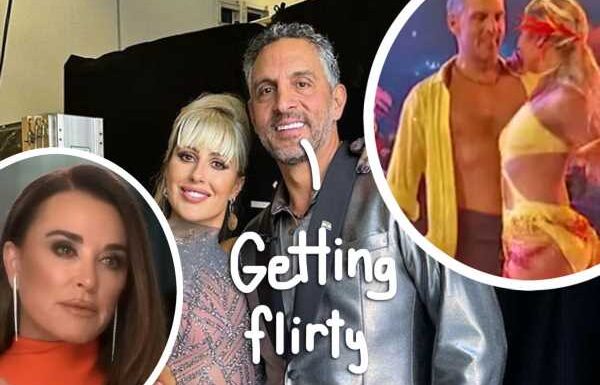 Mauricio Umansky & DWTS Partner Spotted Holding Hands And Kissing At Dinner Amid Kyle Richards Separation!