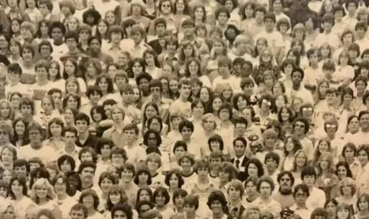 Only 1 percent of people can spot the baby panda hiding among the students