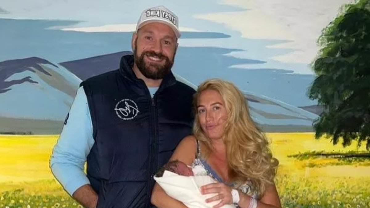 Paris Fury and husband Tyson reveal their newborn son's unique name