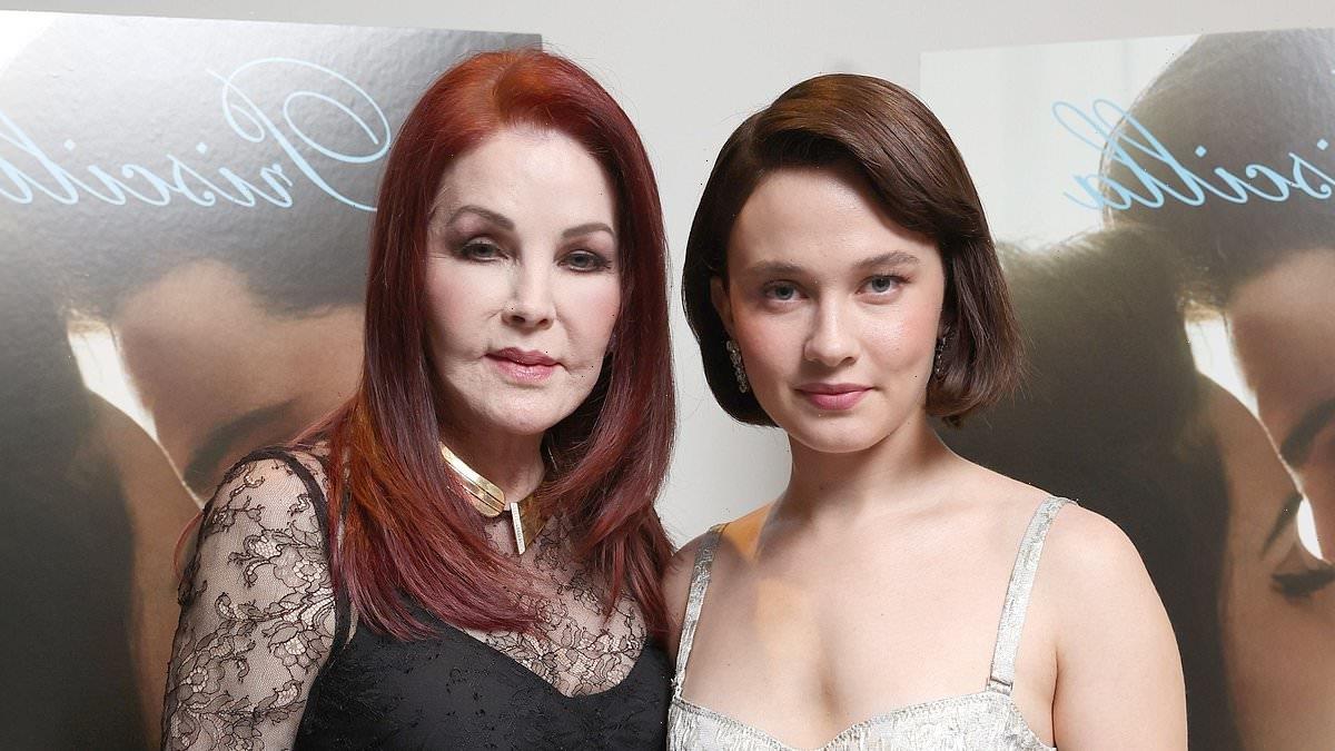 Priscilla Presley and Cailee Spaeny show off resemblance at screening