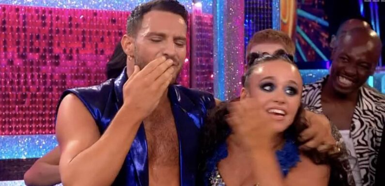 Strictly's Ellie Leach hits partner Vito Coppola in the FACE