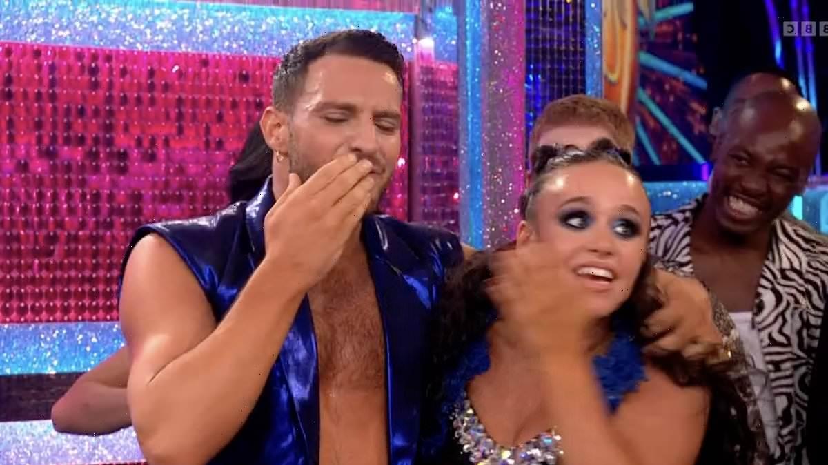 Strictly's Ellie Leach hits partner Vito Coppola in the FACE