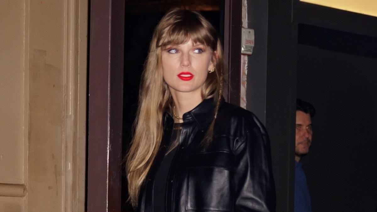 Taylor Swift shows off her incredibly toned legs in tiny denim shorts