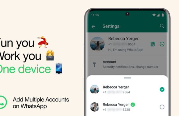 WhatsApp now lets you have TWO accounts logged in at the same time