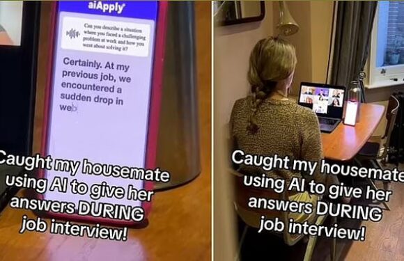 Woman is praised for 'genius' AI hack to help her in a job interview