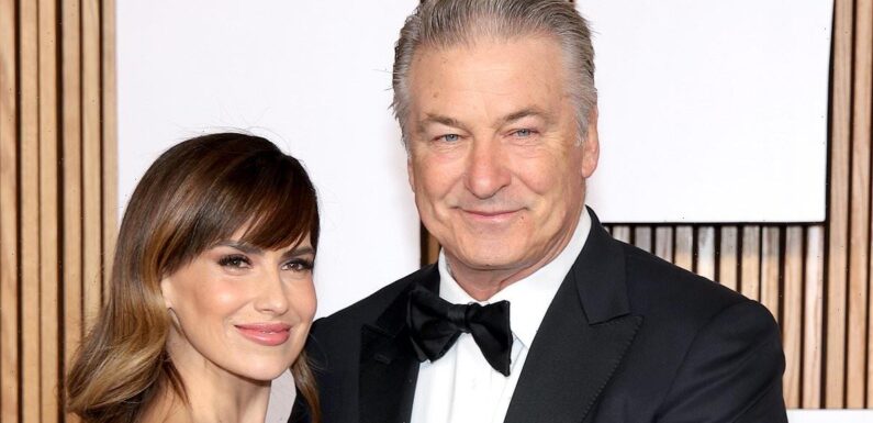 Alec and Hilaria Baldwin strike poses at Glamour Women of the Year