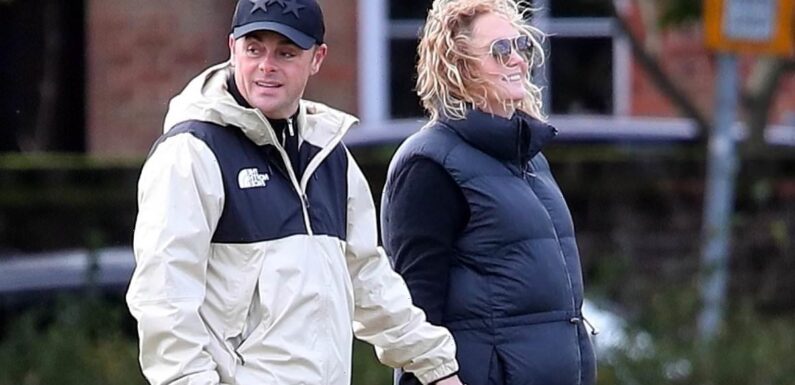 Ant McPartlin and wife Anne-Marie Corbett put on a loved-up display