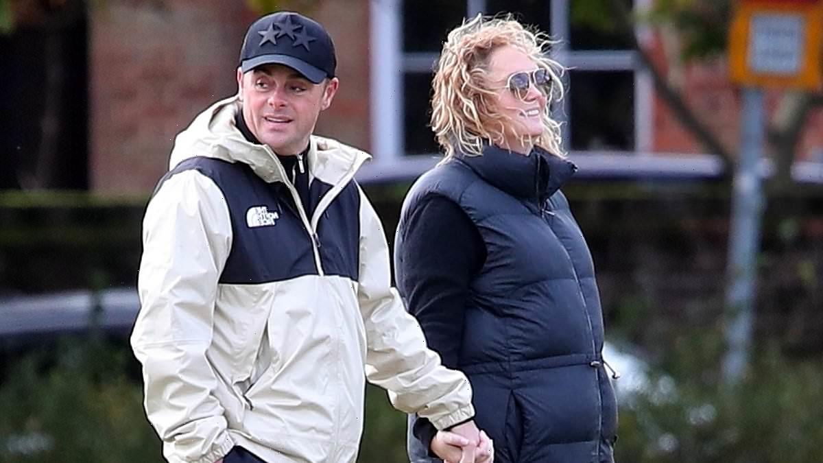 Ant McPartlin and wife Anne-Marie Corbett put on a loved-up display