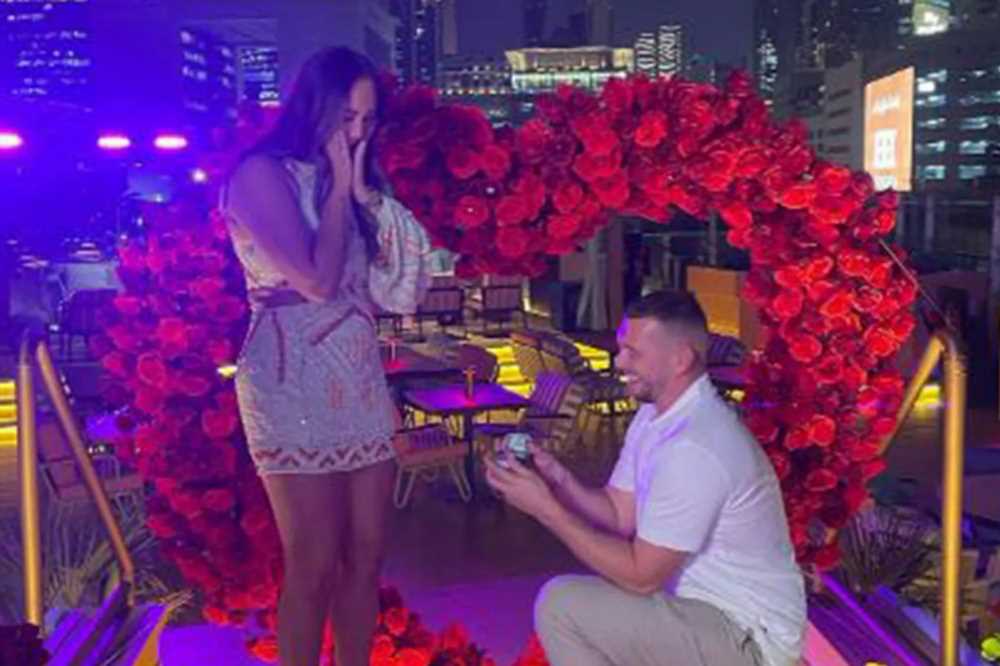 Charlotte Crosby's fiance Jake Ankers suffers dramatic panic attack during romantic proposal in Dubai | The Sun